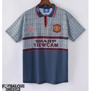 Manchester United 1995-1996 Retro Venkovní Dres Krátký Rukáv
